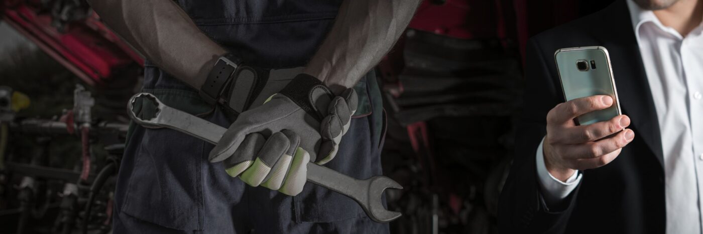 Servicering af maskiner