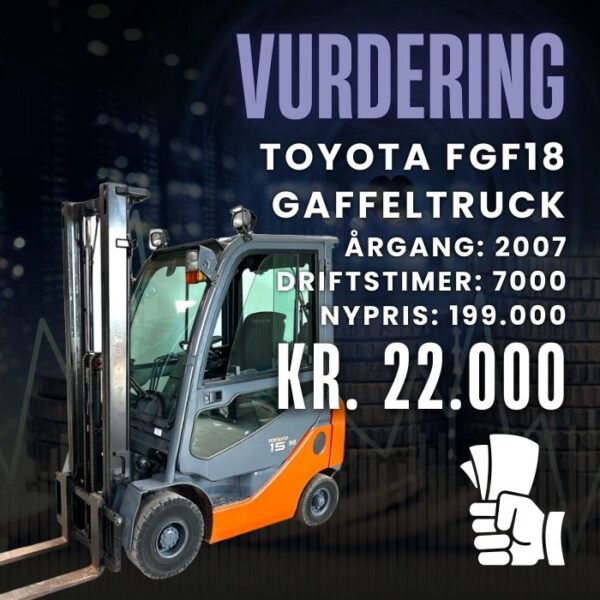 VURDERINGER TOYOTA GAFFELTRUCK