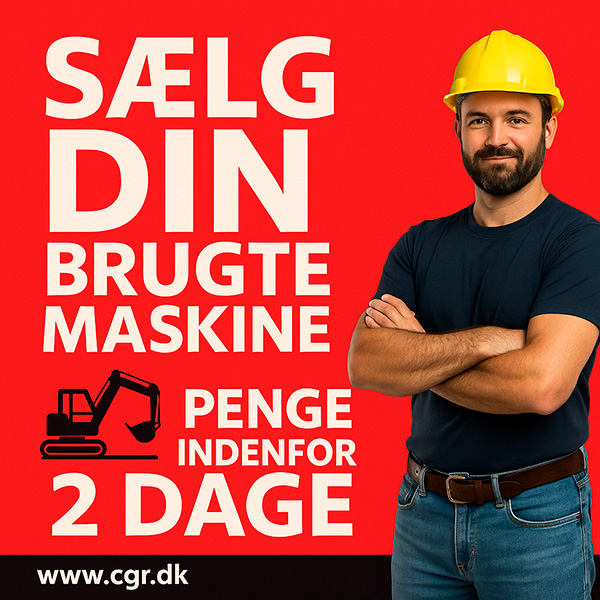 Sælg din brugte maskine til os nu
