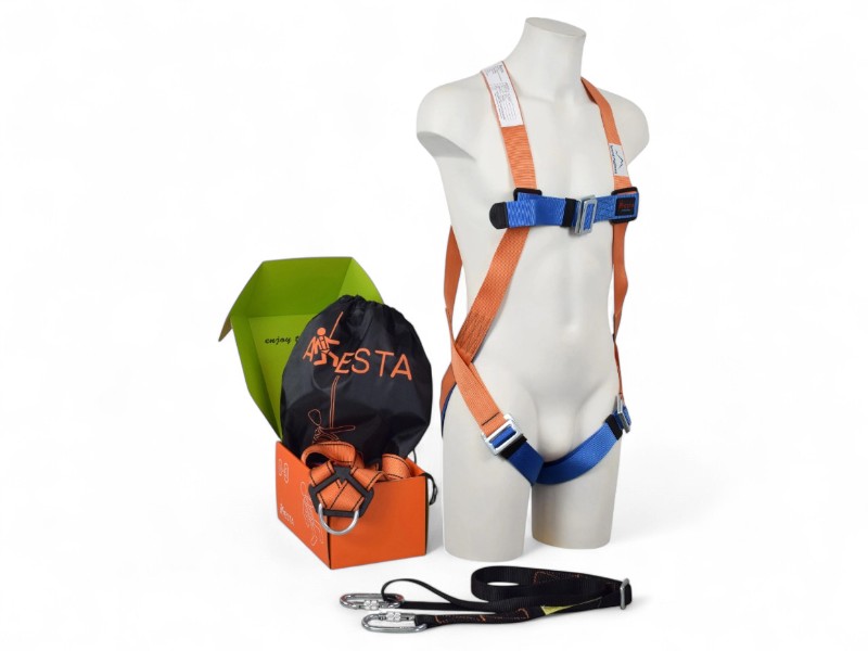 Faldsikrings KIT med sele og line