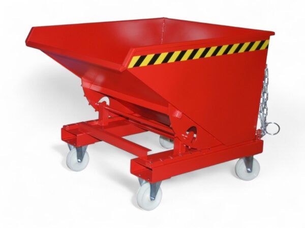 Vippecontainer med hjul til truck